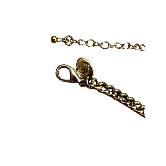 Pink and Teal Beaded Collar Necklace - Picture 7 of 8